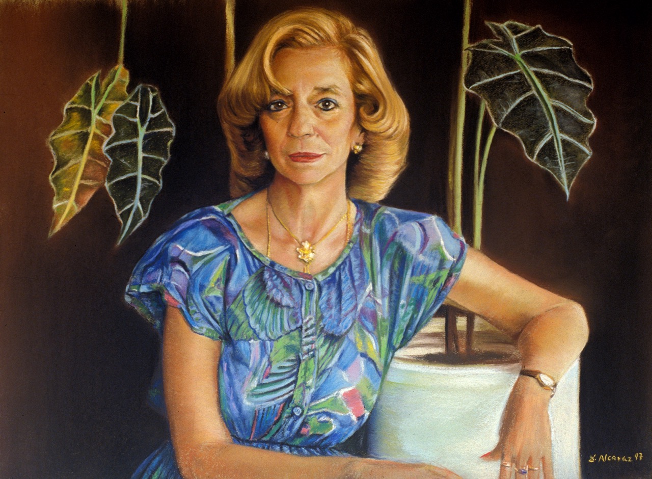 Begoña pastel portrait by Dhyana Alcaraz